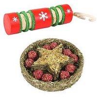 Rosewood Treat 'N' Roll Cracker/Naturals Star 'N' Truffles Forage Tray