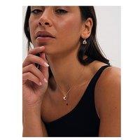 Inicio Gold Polished Puff Heart Pendant