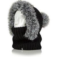 Heat Holders Faux Fur Snood - Nikita Black