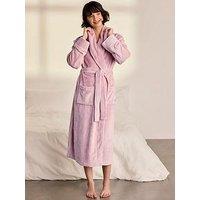 Chelsea Peers Chelsea Peers Fleece Long Dressing Gown - Pink