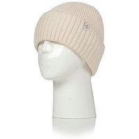 Heat Holders Lite Ribbed Turnover Hat - Cream