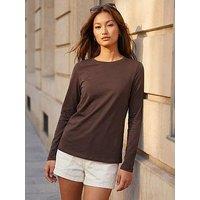 Roman Long Sleeve Plain Jersey Top