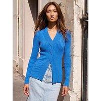 Roman Cable Rib Knit Jumper
