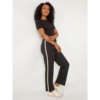 Roman Petite Side Stripe Ponte Trouser