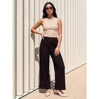 Roman Petite Textured Stretch Trouser