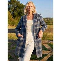 Roman Petite Check Coat