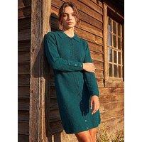 Roman Petite Button Collar Knit Dress