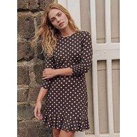 Roman Polka Dot Frill Dress