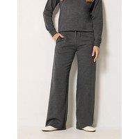 Long Tall Sally Wide Leg 36" Joggers - Grey