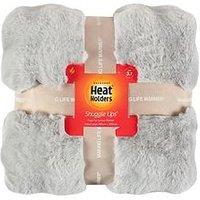 Heat Holders Snuggle Ups Faux Fur Luxury Blanket - Light Grey
