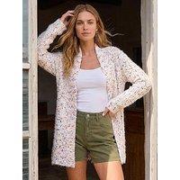 Roman Nep Long Line Cardigan