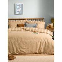 Furn The Ultimate Stripe Single Duvet Set Caramel Latte