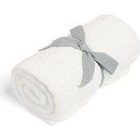Mamas & Papas Chenille Blanket - White