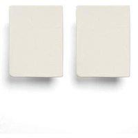 Mamas & Papas 2 Moses/Carrycot Fitted Sheets (35X78) Cream