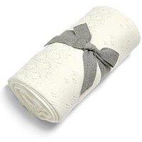 Mamas & Papas Knitted Blanket - Pointelle Cream