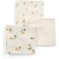 Mamas & Papas 3 Pack Large Muslin Squares - Acorn/Clover