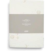 Mamas & Papas 2 Lua Crib Fitted Sheets (87Cmx50Cm) Cosmos