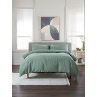 The Lyndon Co Tlc Tilly Texture Single Duvet Set Green