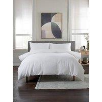 The Lyndon Co Tlc Tilly Texture Double Duvet Set White