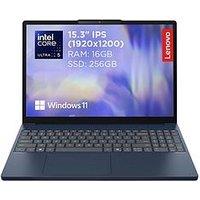 Lenovo Ideapad Slim 3 15.3In Laptop - Copilot+ Pc - Intel Core Ultra 5, 16Gb Ram, 256Gb Ssd, Wuxga Ips, Blue - No Power Adaptor Included - Laptop Only