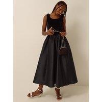 Monsoon Girls Ohio Velvet Midi Prom Dress - Black