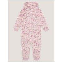 Monsoon Girls Glow In The Dark Bows All In One - Pink