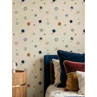 Arthouse Supernova Blue & Blush Pink Wallpaper