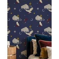 Arthouse Mystical Flight Navy Blue Wallpaper
