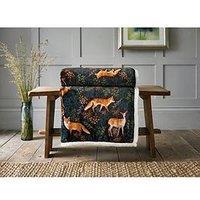 Deyongs Dy Fox And Deer Throw Chocolate 140X180Cm