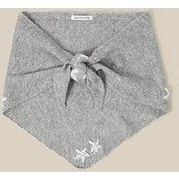 Monsoon Elena Embroidered Knitted Triangle Scarf