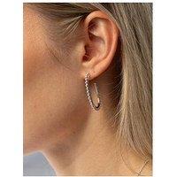 Seol + Gold Sterling Silver Large Bobble Half Hoop Earrings