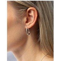 Seol + Gold Sterling Silver Mini Oval Hoops