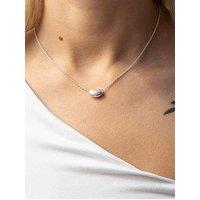 Seol + Gold Sterling Silver Slider Coffee Bean Necklace