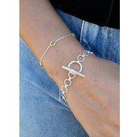 Seol + Gold Sterling Silver T-Bar Bracelet