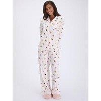 Boux Avenue Coffee Bar Pj In A Bag - Ivory Mix