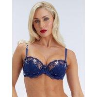 Boux Avenue Katerina Emb Balconette Bra - Indigo