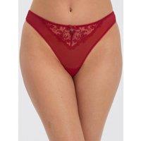 Boux Avenue Georgiana Emb Thong - Red