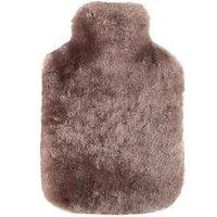 Just Sheepskin Womens Rebecca Hot Water Bottle - Coffee