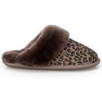 Just Sheepskin Womens Duchess Mule Slippers - Animal