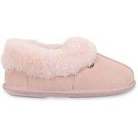 Just Sheepskin Womens Classic Full Back Slippers - Pink