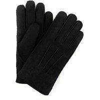 Just Sheepskin Womens Iris Sheepskin Gloves - Black