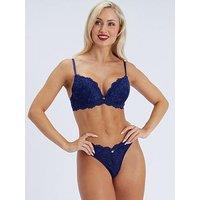 Boux Avenue Aliyah Plunge Bra - Indigo