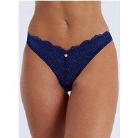 Boux Avenue Aliyah Thong - Indigo
