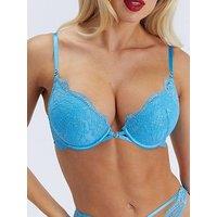 Boux Avenue Boux Avenue Millie Ultra Push Up Plunge - Cyan