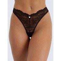 Boux Avenue Boux Avenue Billie Thong - Chocolate