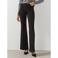 Mango Straight Seam Flared Leggings - Black