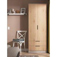 Swift Lane Tall 2 Door 2 Drawer Wardrobe
