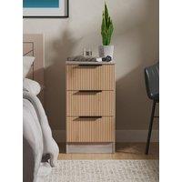 Swift Lane 3 Drawer Bedside