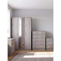 Swift Lori 4 Piece Bedroom Set (2X Bedside, Chest & Triple Wardrobe)