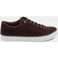 Yours Womens Extra Wide Fit Slim Sole Lace-Up Trainers - Brown